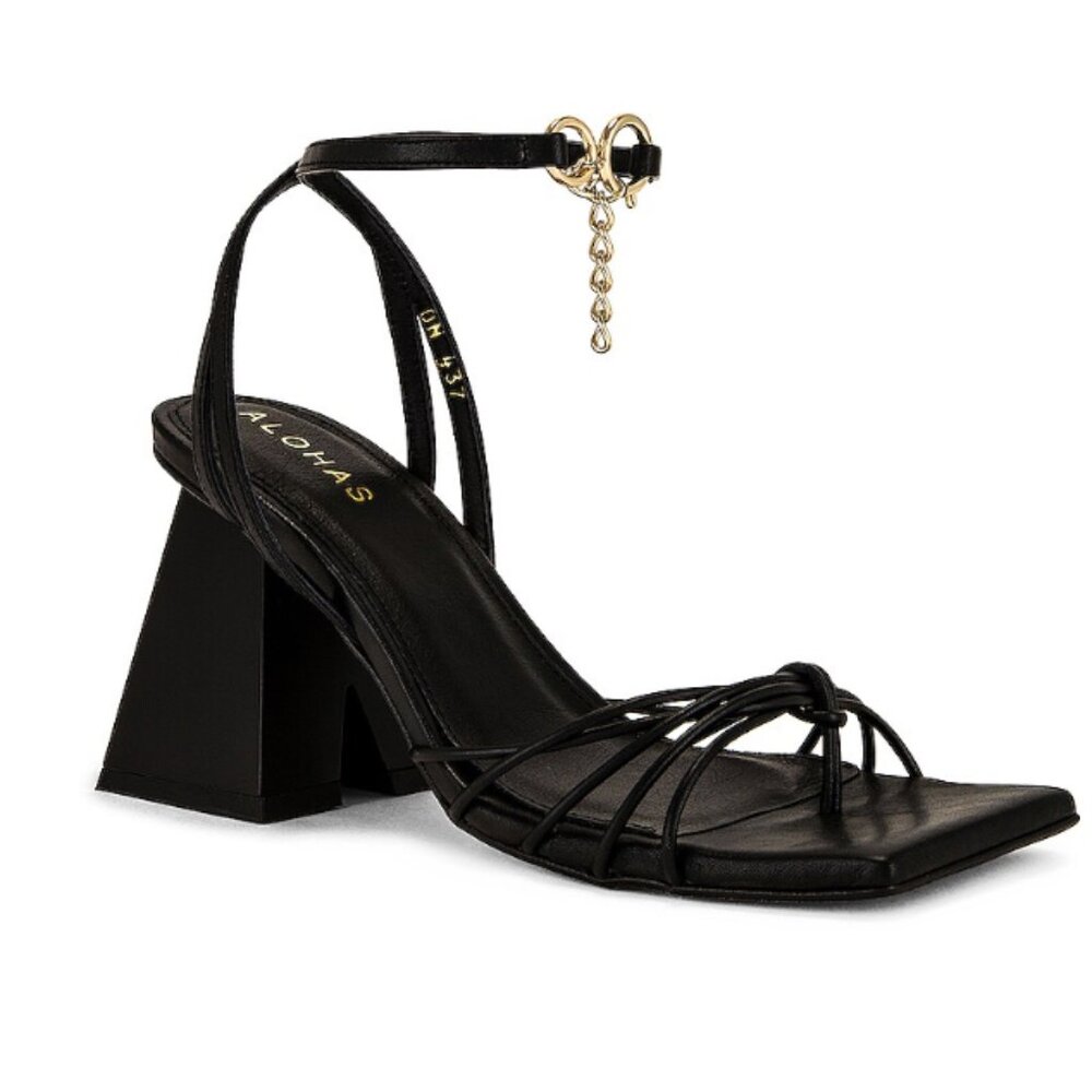 ALOHAS Cactus Sandal, Black, Size 39